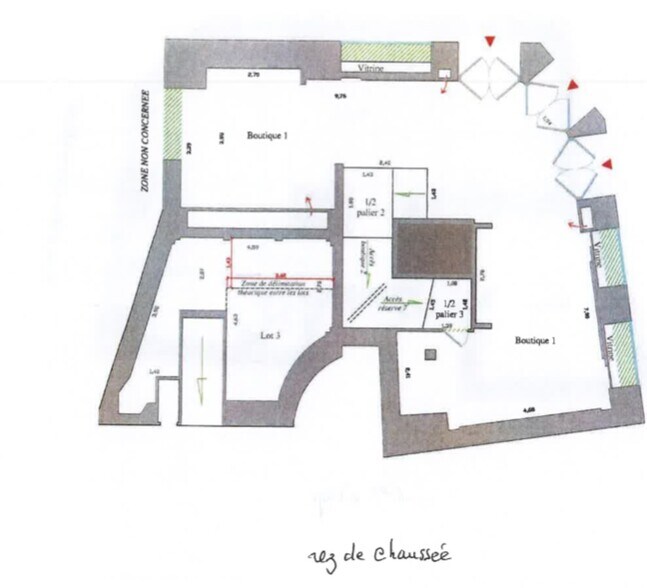 3 Boulevard Saint-Michel, Paris for lease - Floor Plan - Image 3 of 6