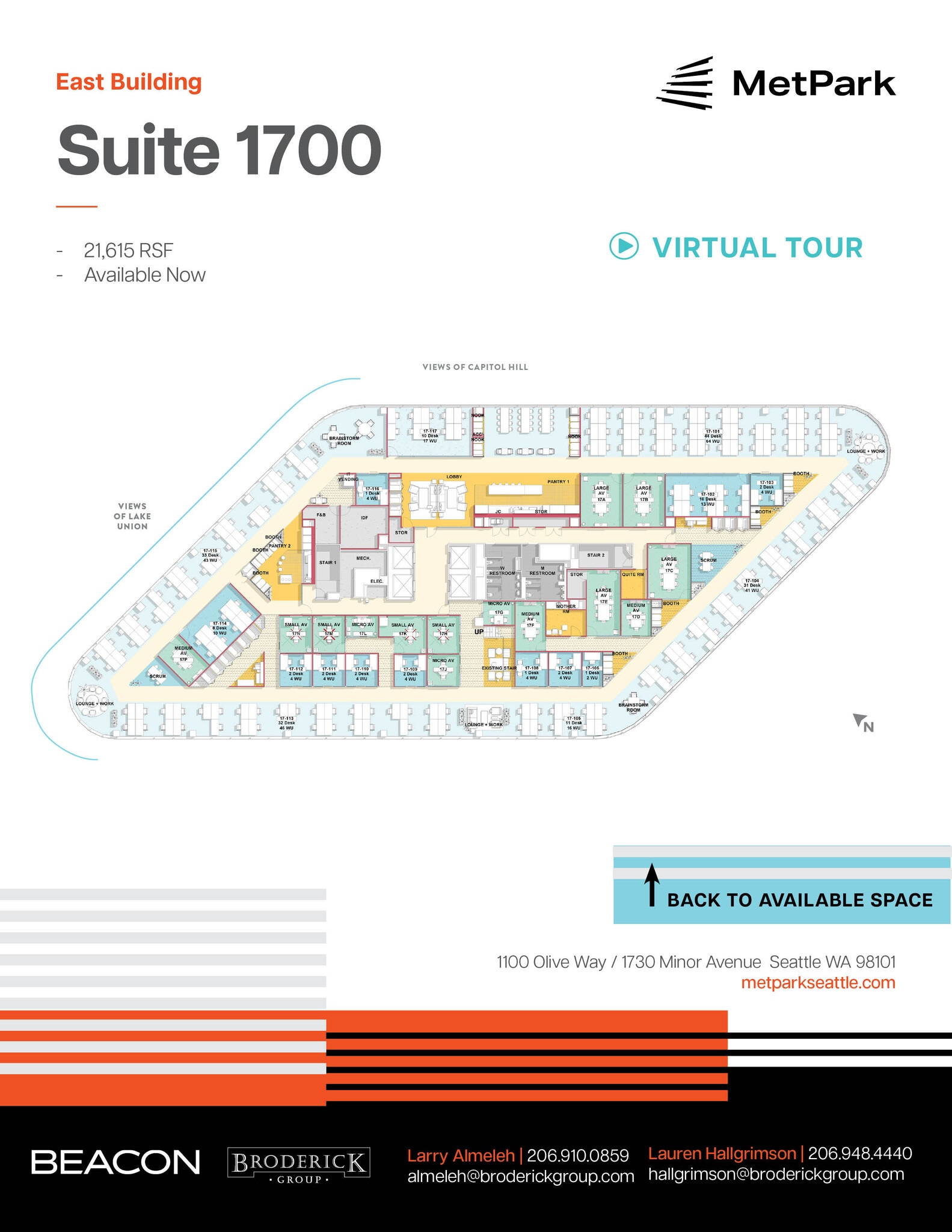 1100 Olive Way, Seattle, WA for lease Floor Plan- Image 1 of 1