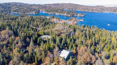 365 Mittry Ln, Lake Arrowhead, CA - aerial  map view