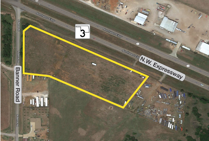 NW Expressway & Banner Rd, Yukon, OK for sale - Aerial - Image 1 of 1