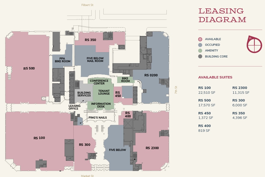 701 Market St, Philadelphia, PA for lease Floor Plan- Image 1 of 1