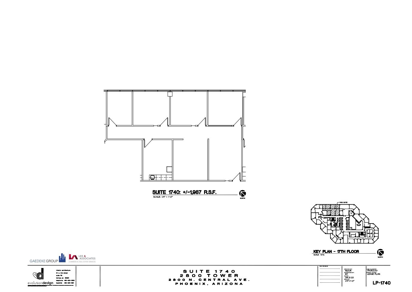 2800 N Central Ave, Phoenix, AZ for lease Floor Plan- Image 1 of 1