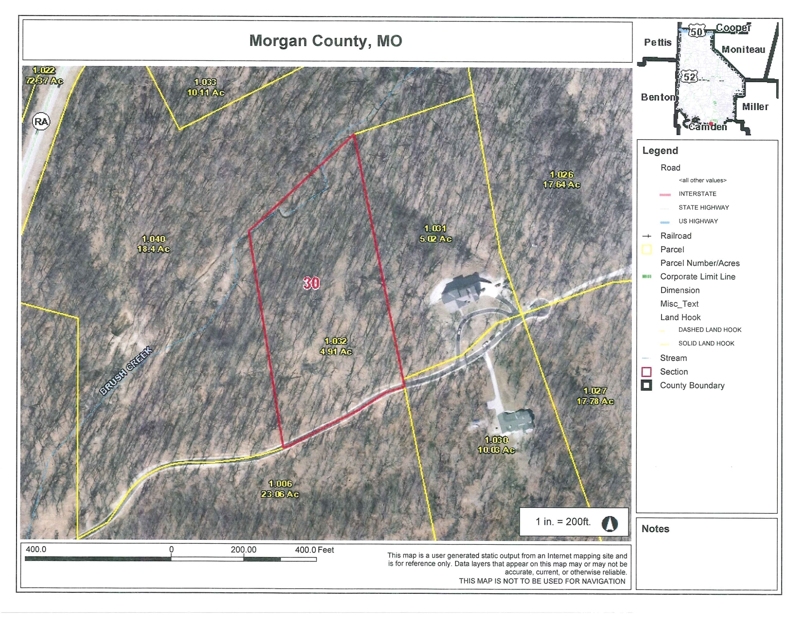 Valley Estates Dr, Laurie, MO for sale Plat Map- Image 1 of 1