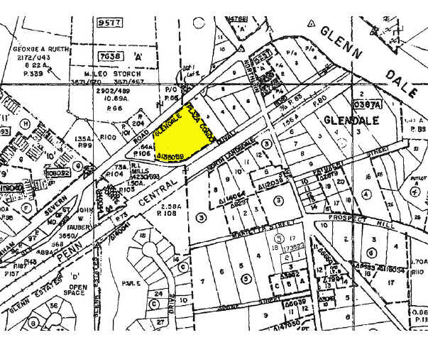 10871 Lanham Severn Rd, Lanham, MD for sale Plat Map- Image 1 of 1