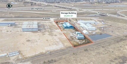 3925 8 St, Nisku, AB - AERIAL  map view