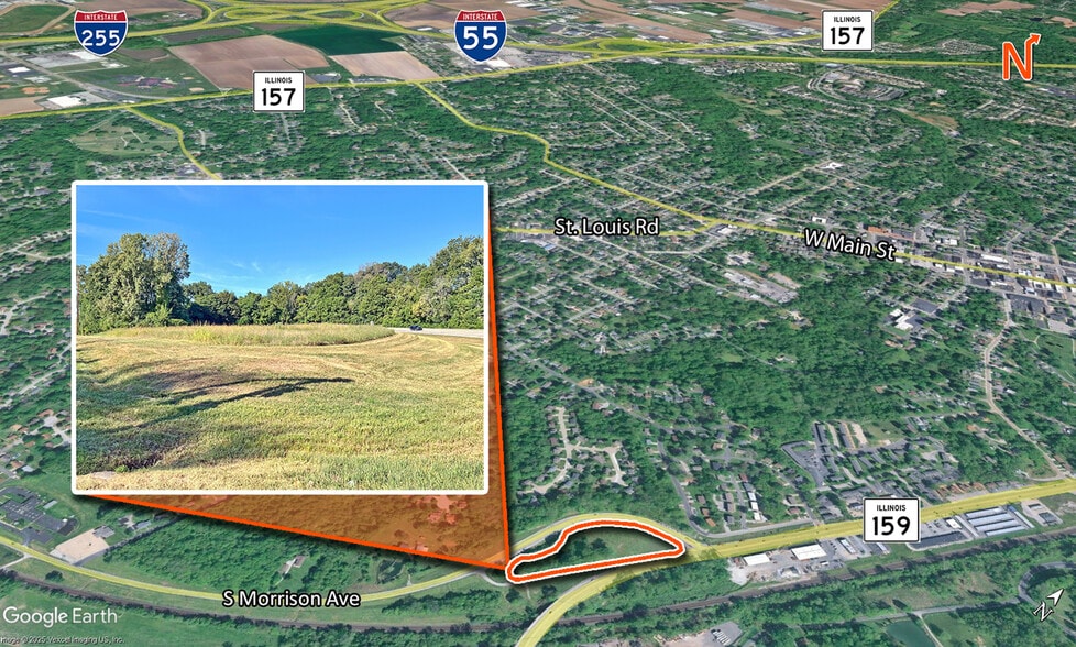 1800 Morrison ave, Collinsville, IL for sale - Aerial - Image 1 of 6