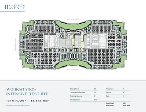 11 Madison Ave, New York, NY for lease Floor Plan- Image 2 of 5