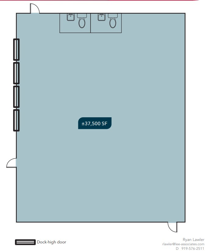 1013 Oakwood St, Mebane, NC for lease Floor Plan- Image 1 of 3