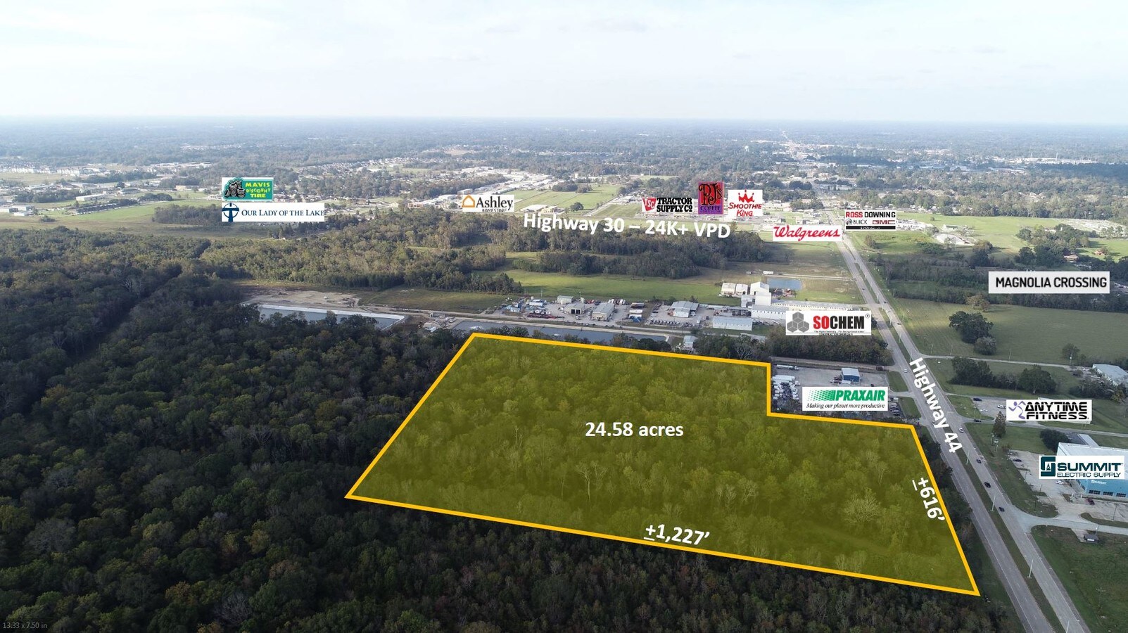 Highway 44, Gonzales, LA 70737 Land for Sale