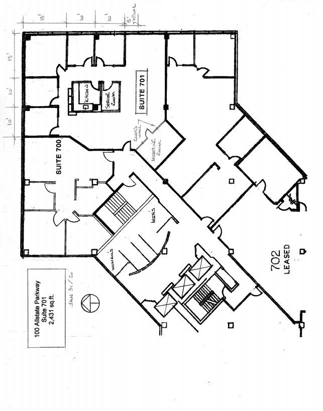 90 Allstate Pky, Markham, ON for lease Floor Plan- Image 1 of 1