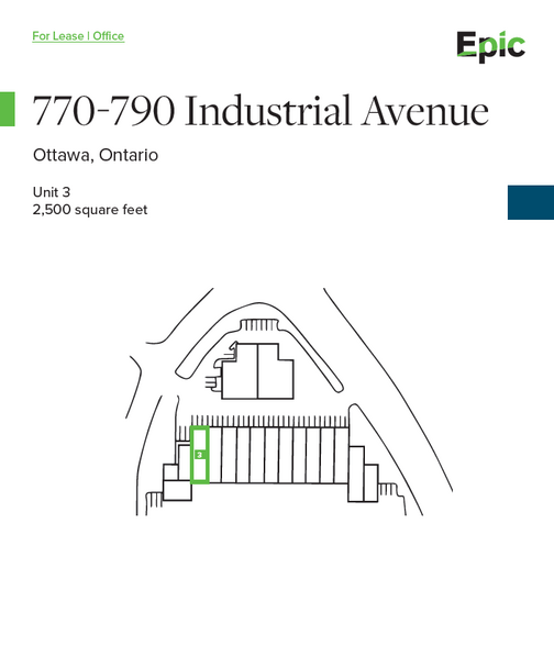 770-790 Industrial Ave, Ottawa, ON for lease - Floor Plan - Image 1 of 1