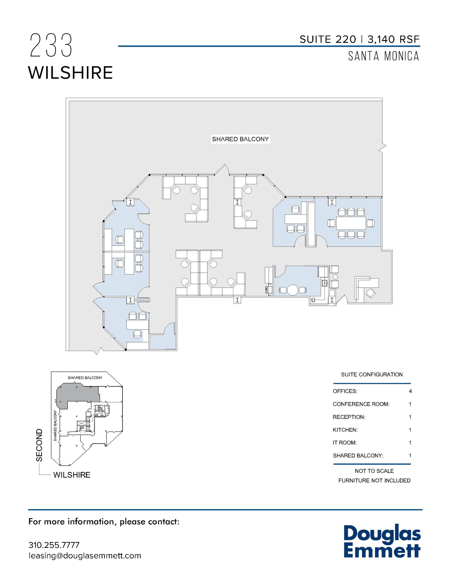 233 Wilshire Blvd, Santa Monica, CA for lease Floor Plan- Image 1 of 1