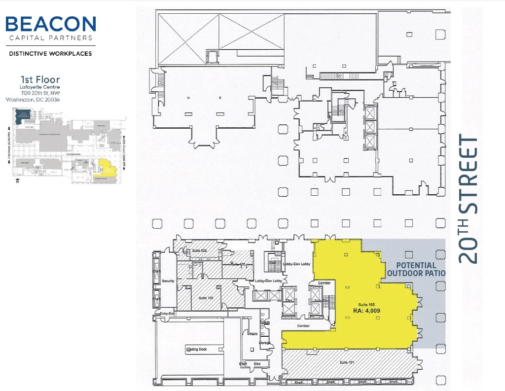 1120 20th St NW, Washington, DC for lease Floor Plan- Image 1 of 1