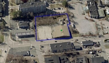 East Hollis Street St, Nashua, NH - AERIAL map view