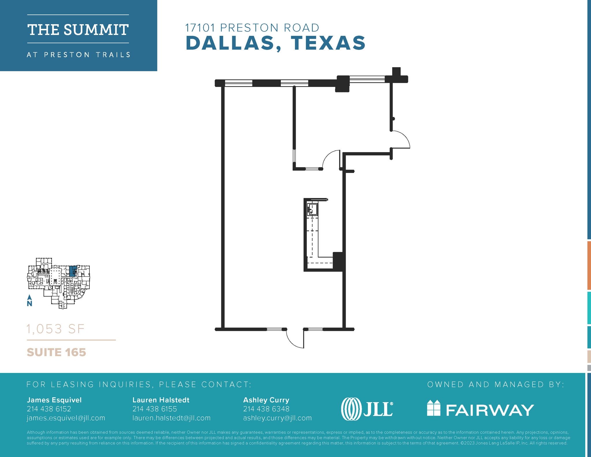 17101 Preston Rd, Dallas, TX for lease Floor Plan- Image 1 of 1