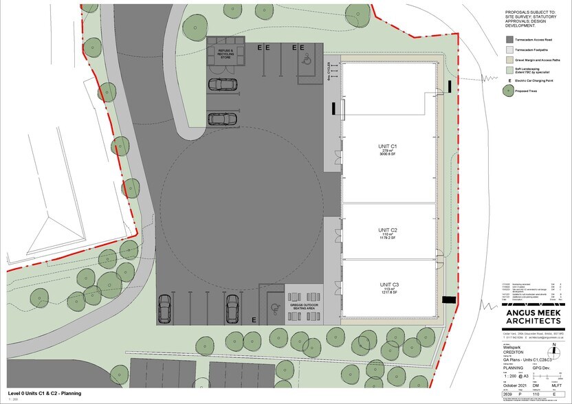 1 Tarka Way, Crediton for lease - Site Plan - Image 3 of 3