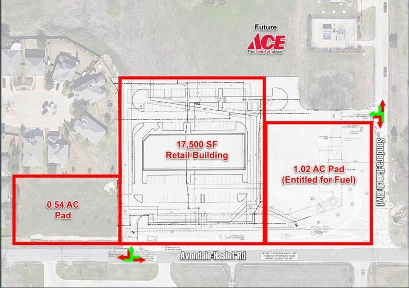 NWC Avondale-Haslet -Sendera Ranch Pad Site, Haslet, TX for sale - Building Photo - Image 2 of 3
