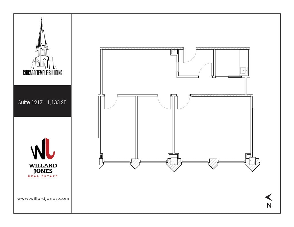 77 W Washington St, Chicago, IL for lease Floor Plan- Image 1 of 1