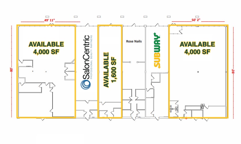 23269-23455 Eureka Rd, Taylor, MI for lease Floor Plan- Image 1 of 1