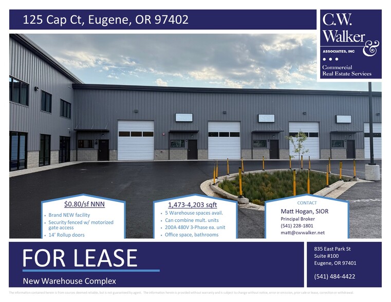 125 Cap Ct, Eugene, OR for lease - Building Photo - Image 1 of 2