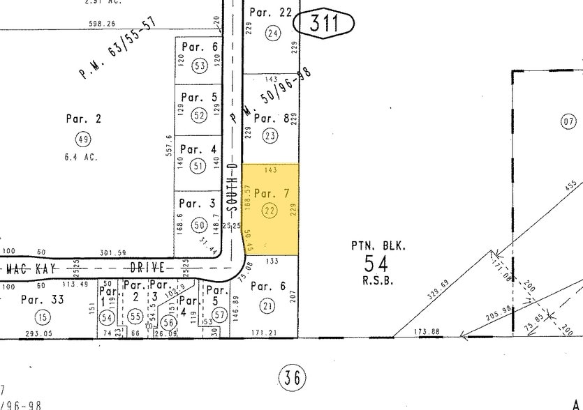 1585 S D St, San Bernardino, CA for lease - Plat Map - Image 2 of 2