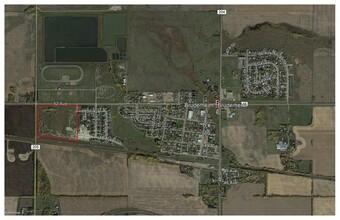 Range Road 205, Bruderheim, AB - aerial  map view