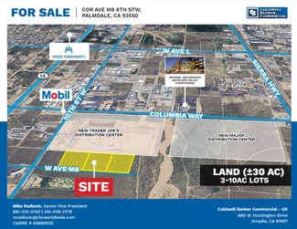 More details for Cor Ave M8 8th St W, Palmdale, CA - Land for Sale