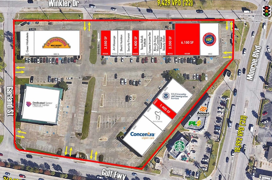 8503 Gulf Fwy, Houston, TX for lease - Building Photo - Image 2 of 9