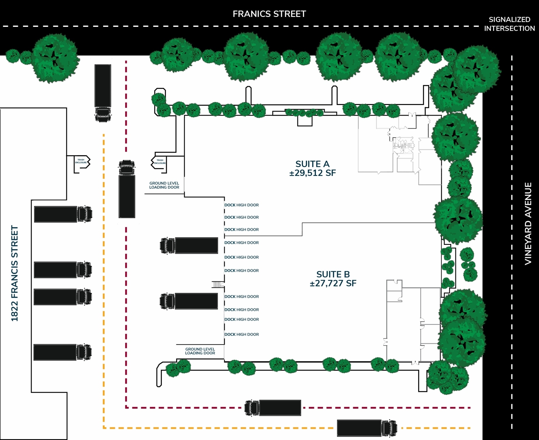 1810 S Vineyard Ave, Ontario, CA for lease Site Plan- Image 1 of 1