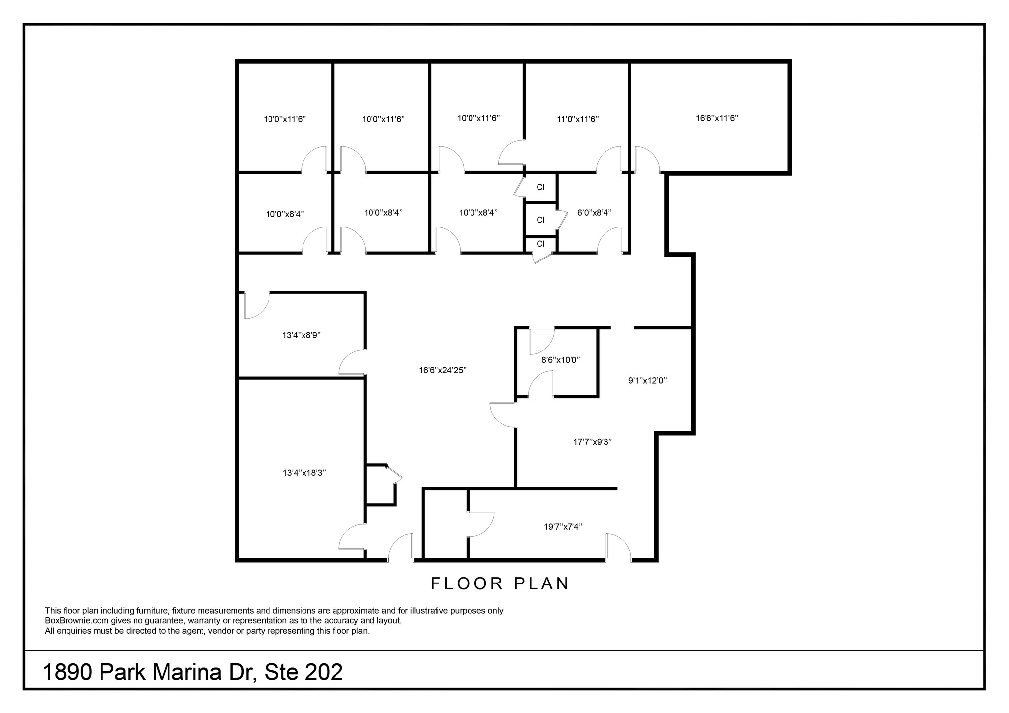 1890 Park Marina Dr, Redding, CA for lease Floor Plan- Image 1 of 17