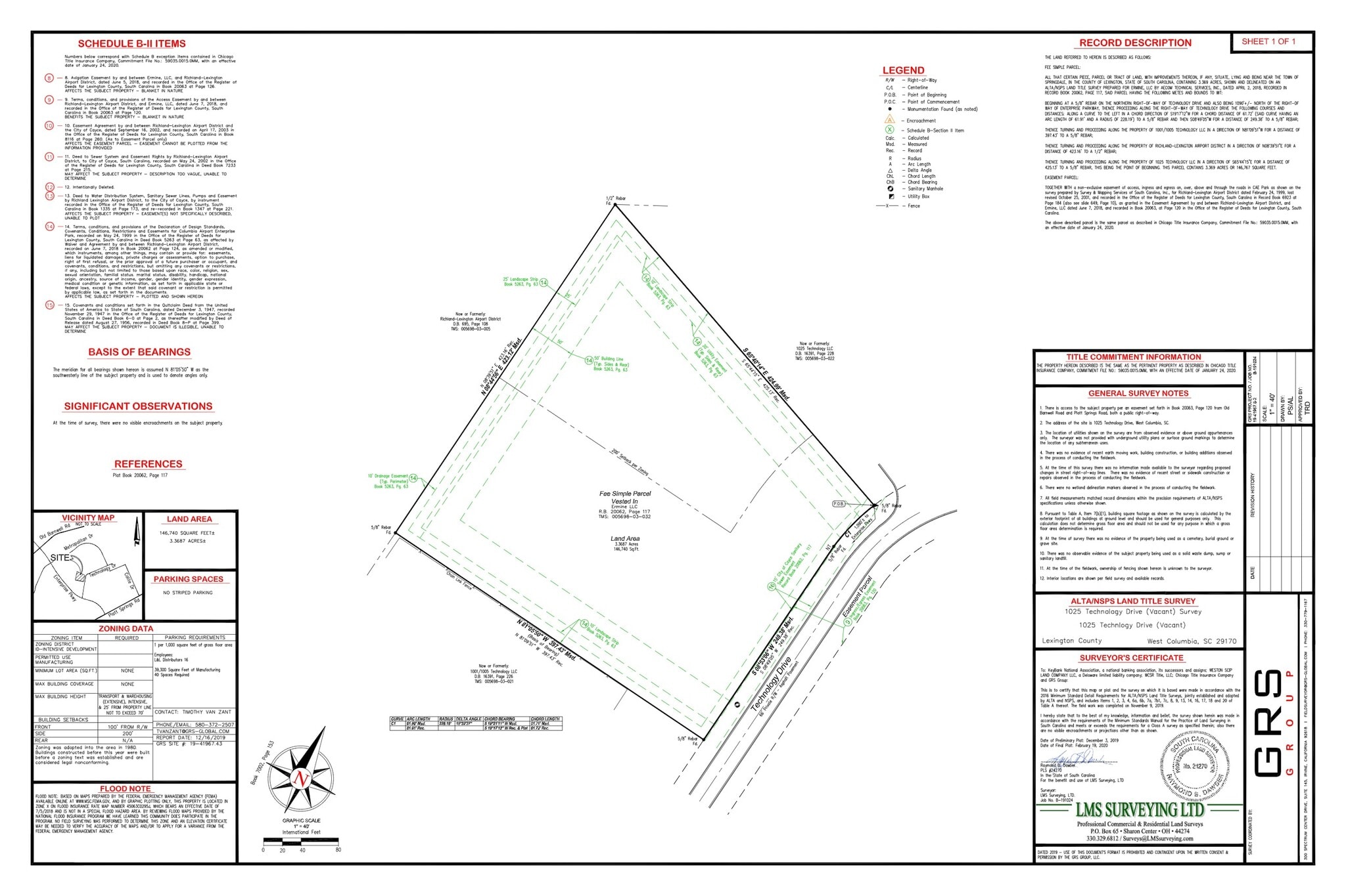 Technology Dr, West Columbia, SC for lease Site Plan- Image 1 of 3