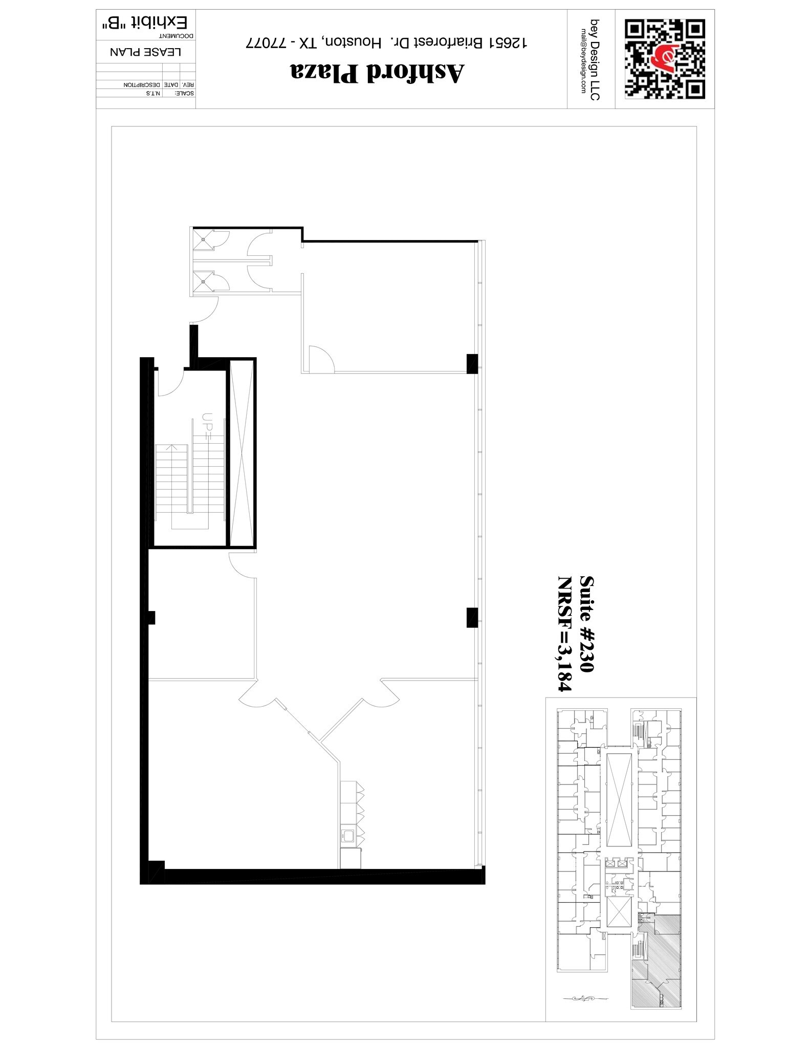 12651 Briar Forest Dr, Houston, TX for lease Site Plan- Image 1 of 1
