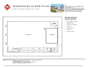1007 Gravenstein Hwy, Sebastopol, CA for lease Floor Plan- Image 1 of 1