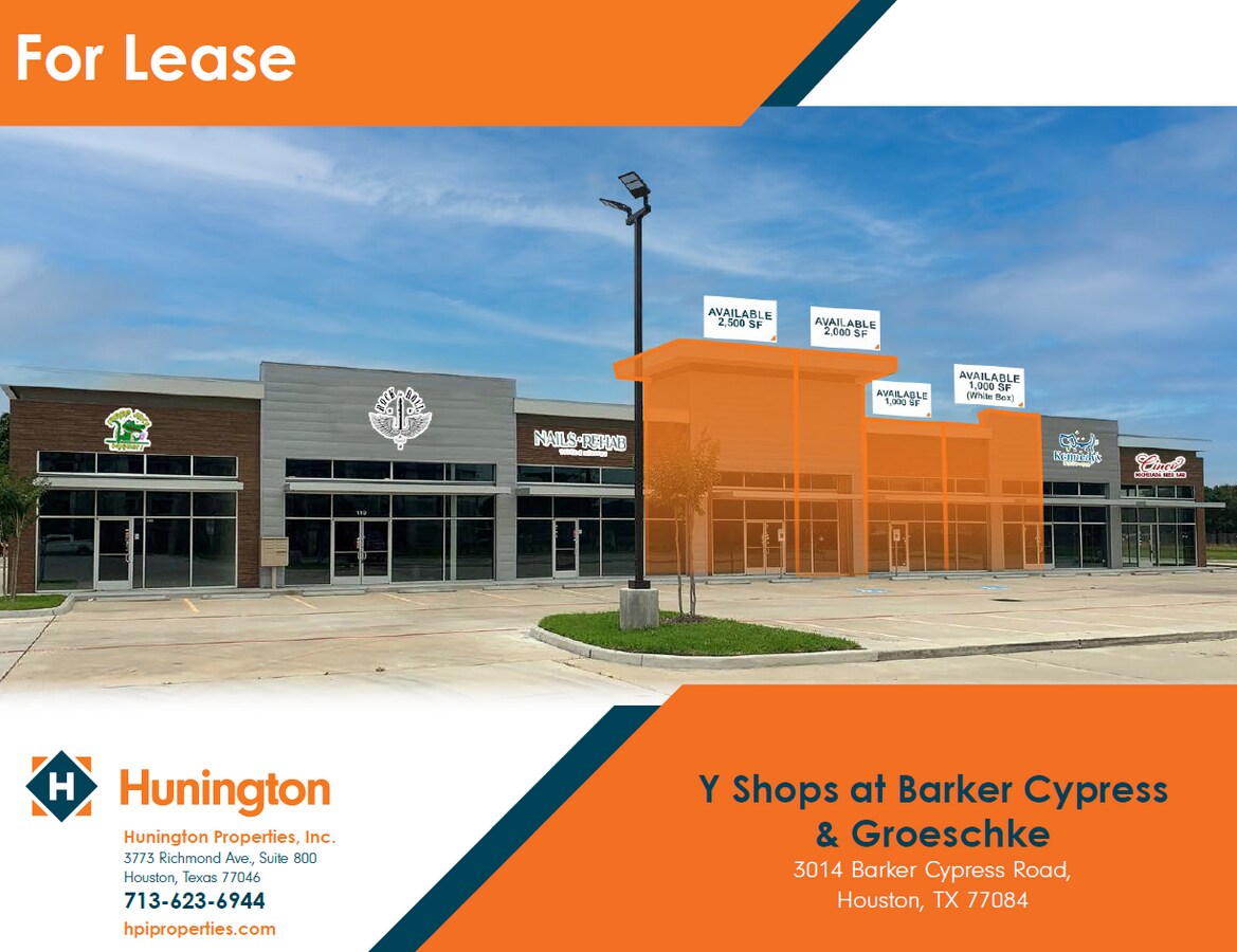 3014 Barker Cypress rd, Houston, TX 77084 Y Shops at Barker Cypress