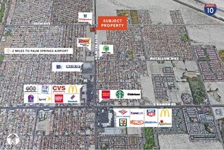 30025 Date Palm Dr, Cathedral City, CA - Aerial map view