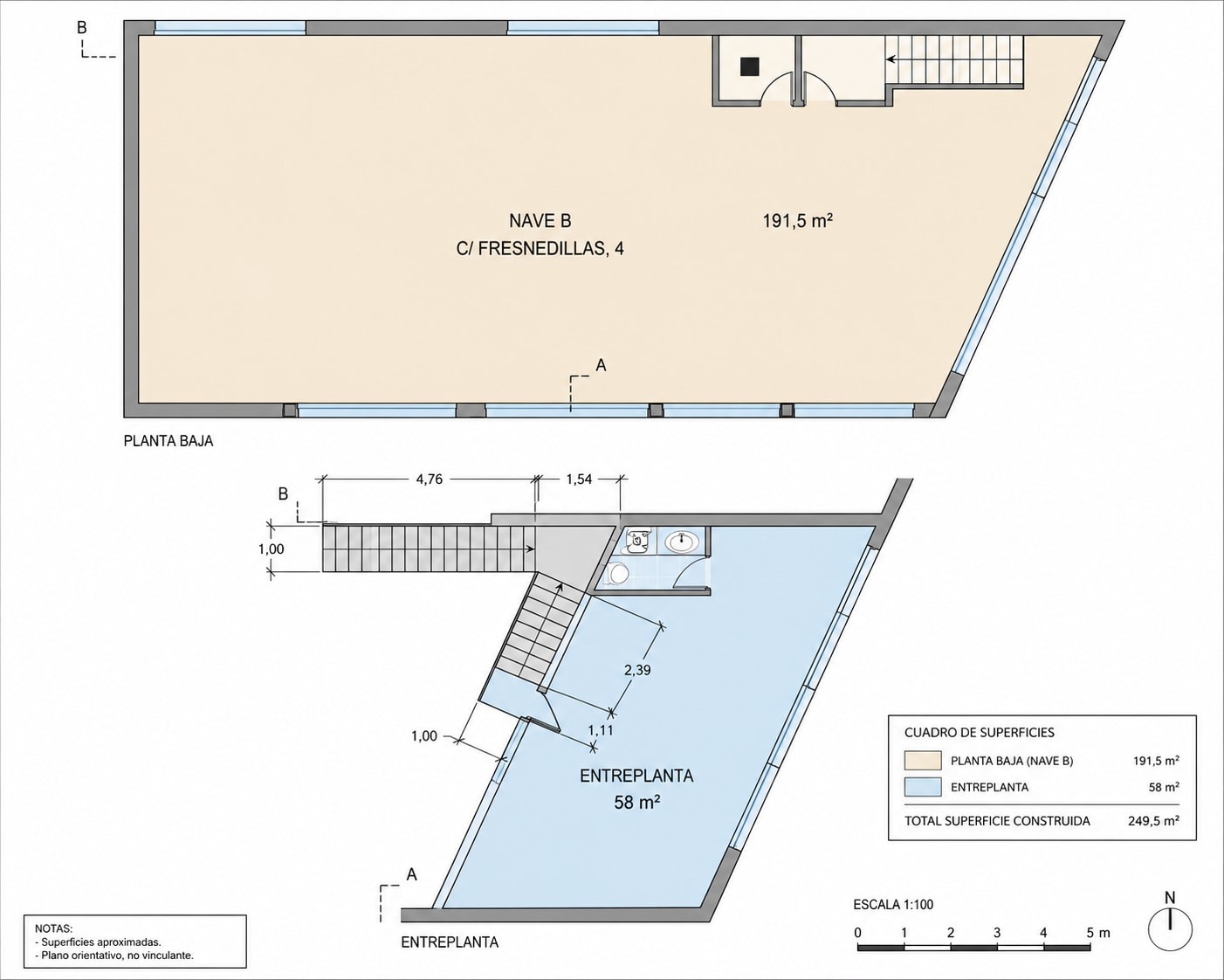Calle Fresnedillas, 4, Alcorcón, Madrid for lease Typical Floor Plan- Image 1 of 6