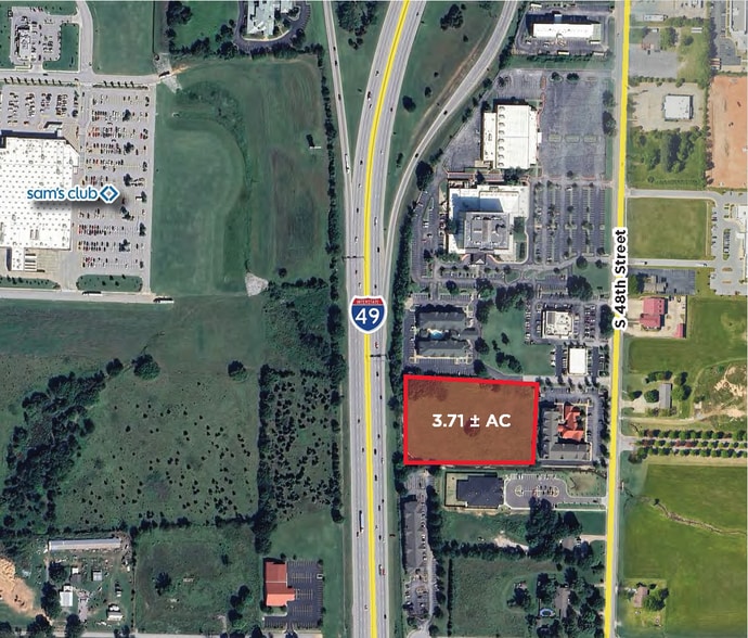 1720 48th St, Springdale, AR for sale - Aerial - Image 1 of 2