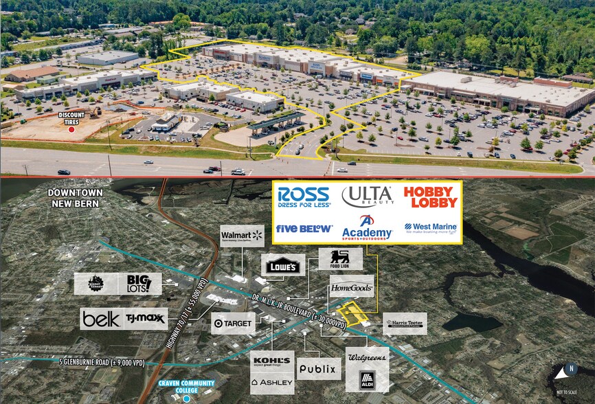 3511-3553 M L King Jr Blvd, New Bern, NC for sale - Building Photo - Image 1 of 1