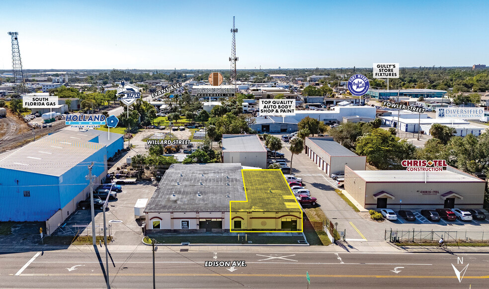 2548 Edison Ave, Fort Myers, FL for lease - Aerial - Image 2 of 8