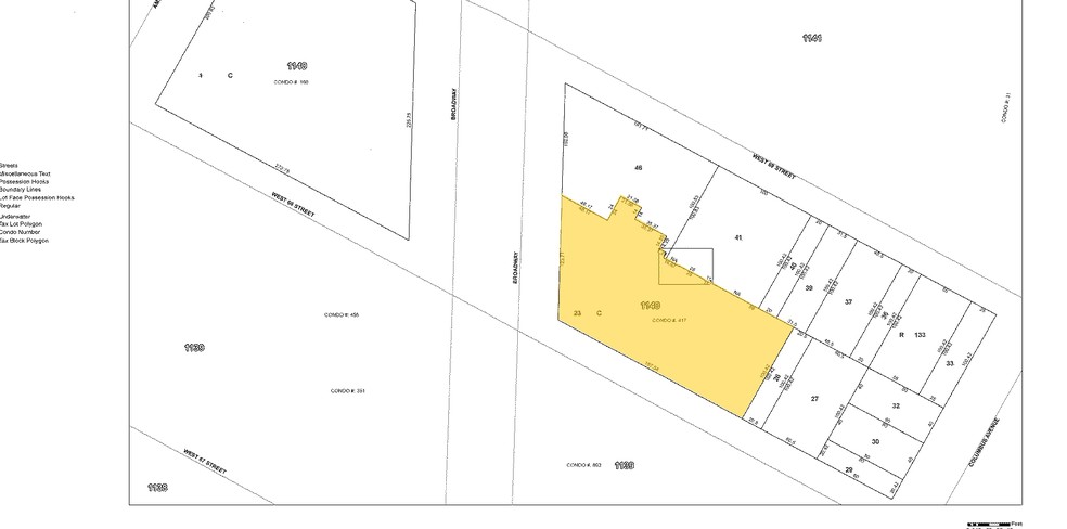 2000-2010 Broadway, New York, NY for lease - Plat Map - Image 2 of 4