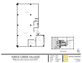 3838 Oak Lawn Ave, Dallas, TX for lease Floor Plan- Image 1 of 1