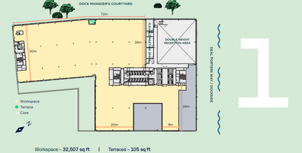 Deal Porters Way, London for lease Floor Plan- Image 1 of 1