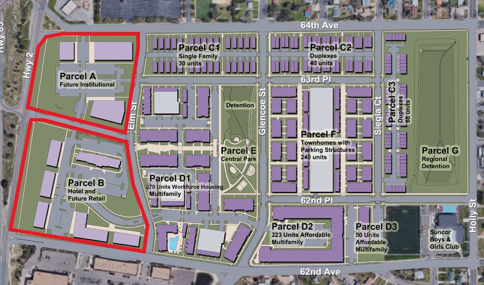 Mile High Greyhound Park - Tract B, Commerce City, CO for sale - Site Plan - Image 2 of 4