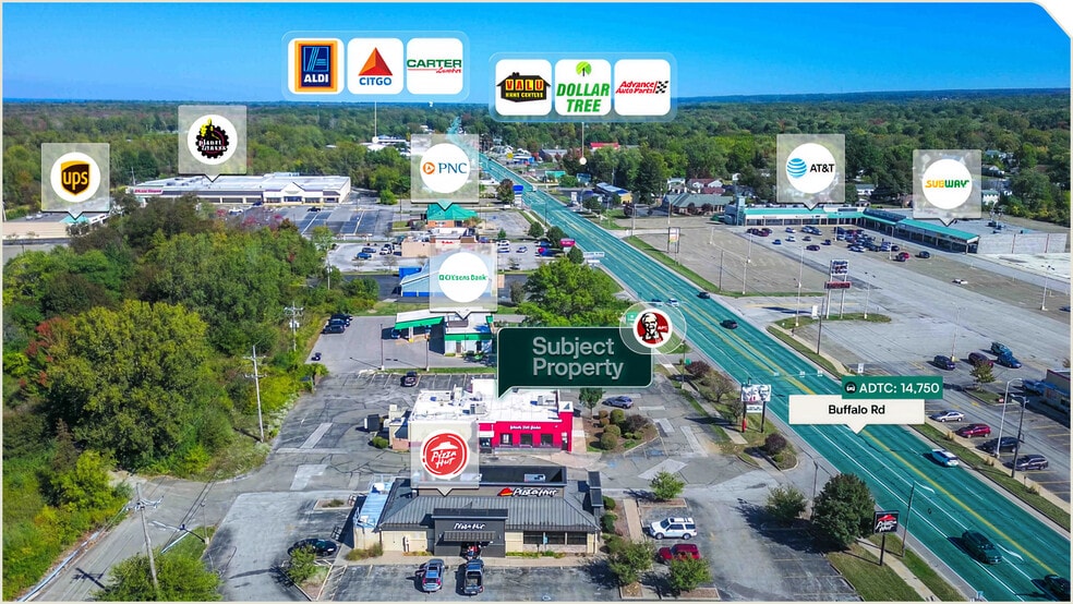 4410 Buffalo Rd, Erie, PA for sale - Aerial - Image 3 of 3