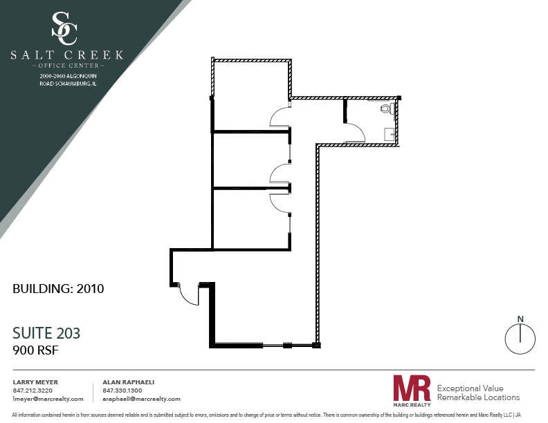 2010 E Algonquin Rd, Schaumburg, IL for lease Floor Plan- Image 1 of 7