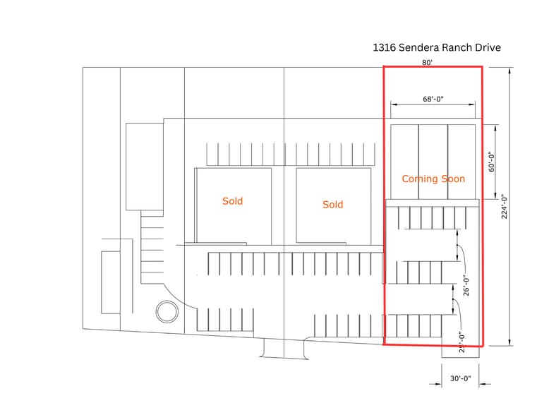 1316 Sendera Ranch Dr, Magnolia, TX for lease - Site Plan - Image 2 of 8
