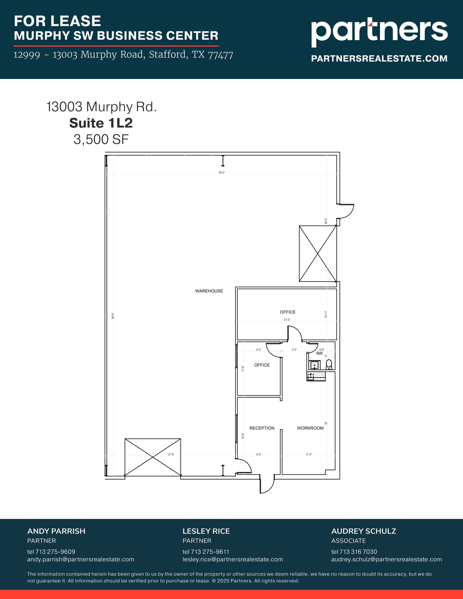 12999-13003 Murphy Rd, Stafford, TX for lease Site Plan- Image 1 of 1