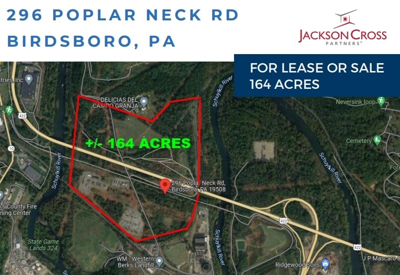 296 Poplar Neck Rd, Birdsboro, PA 19508 Land for Sale