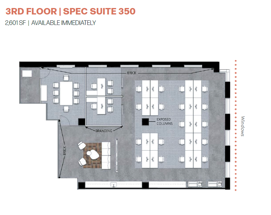 1850 M St NW, Washington, DC for lease Floor Plan- Image 1 of 5