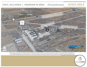 3740 E Dale Ave, Henderson, NV - AERIAL map view